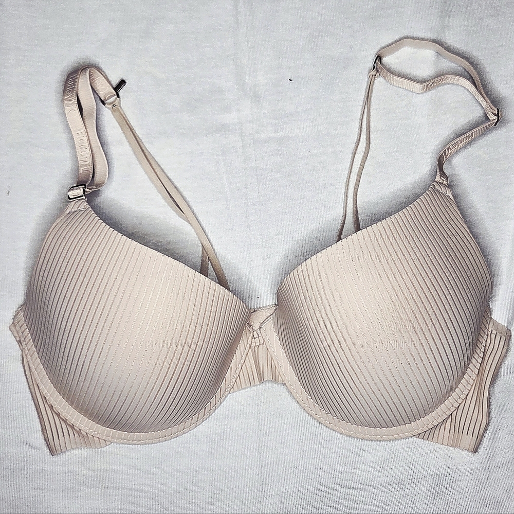 Hurley Beige Bra Elegant Underwire Adjustable 36C